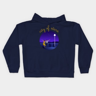 La la land illustration design Kids Hoodie